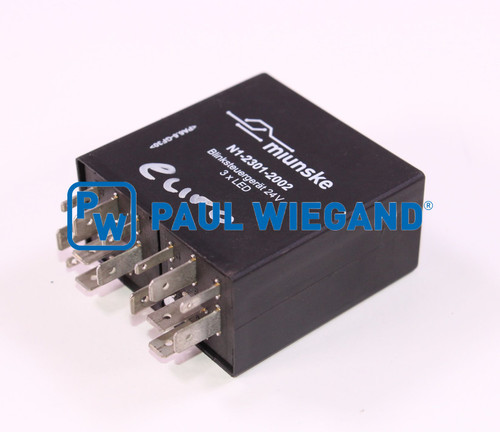 Relais RAVO 5er-Serie Sicherungskasten Blinkerrelais 15-polig 24VDC 3xLED (60054418)