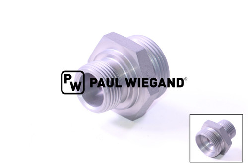 Racor DIN/ISO 2353/8434-1 G3/4"-28L (M36x2) galvanizado (67013260)