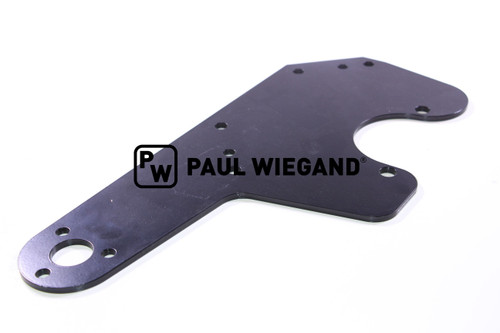 Placa de montaje Schmidt SK600 motor hidráulico barredora rodillo eje de succión izquierda (63072062)