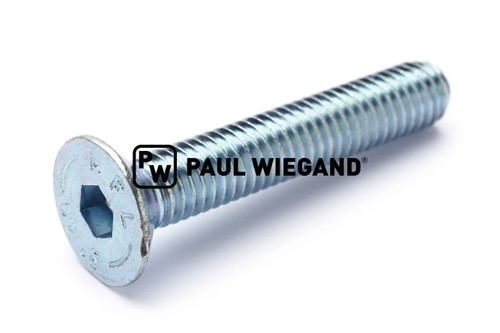 Senkschraube mit Innensechskant DIN/ISO 7991/10642 Vollgewinde M6x35 verzinkt 8.8 (60800010)