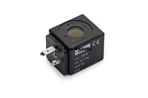 Bobina de solenoide Válvula de control direccional Dulevo 6000 d: 14,2 l: 43 b: 34,2 h: 33 24VDC (58074013)