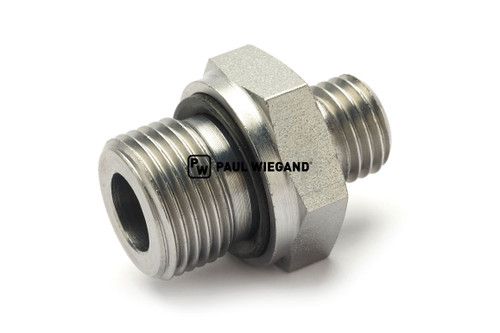 Einschraubverschraubung DIN/ISO 2353/8434-1 G3/8"-6L (M12x1,5) verzinkt  (60800163)