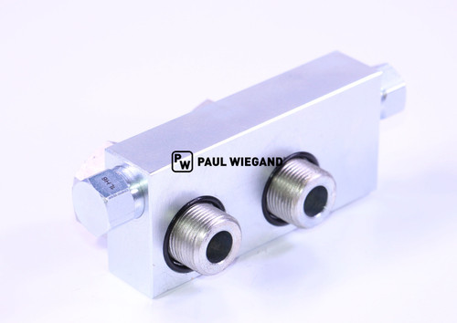 Válvula de descarga Faun Viatec Viajet 6-7 Motor hidráulico de accionamiento del soplador "Howden" (61034203)