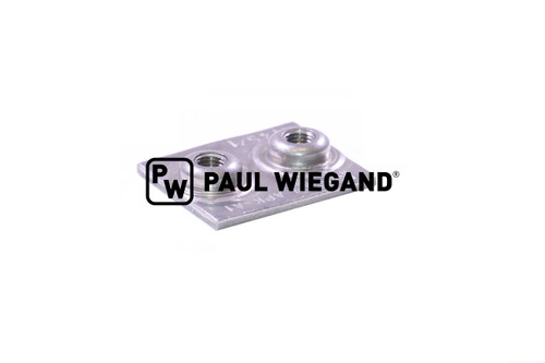 Abrazadera de tubo de chapa soldada DIN 3015-1 M6 acero inoxidable V4A l: 42 an: 31 (90000598)