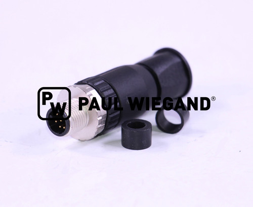 Conector redondo M12x1 8 pines macho recto configurable (93001173)
