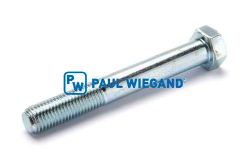 Tornillo de cabeza hexagonal con vástago DIN/ISO 931/4014 M16x120 galvanizado 10.9 (05017402)
