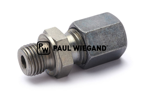 Racor atornillable Piezas estándar municipales Bucher Sistema hidráulico DIN/ISO 2353/8434-1 M10x1-6L (M12x1,5) (68800394)