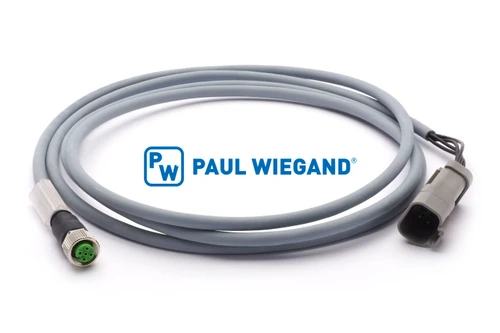 Cable de control Geesink GPM III interruptor magnético depósito colector frontal M12x1 3x0,25mm² lg: 2000 (02057204)