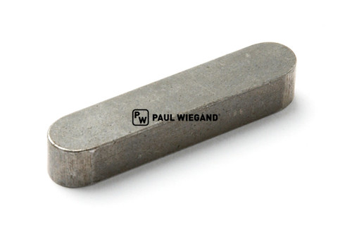 Llave paralela parte trasera DIN 6885 en blanco l: 40 an: 8 al: 7 Tipo "A" (02042012)