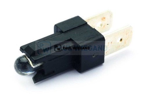Lampenfassung Faun Viatec Normteile mit LED Kontrollleuchte 12-24VDC  (61800240)