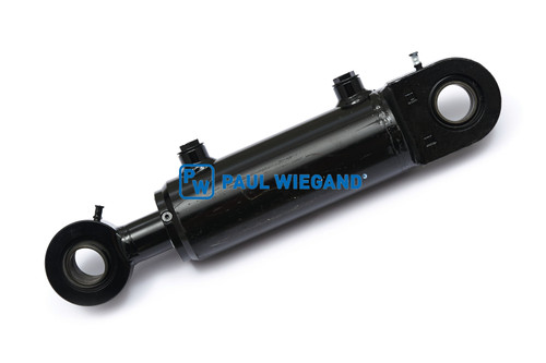Cilindro hidráulico HS Fahrzeugbau HSS650 sin sistema de medición de longitud Primer plano del brazo oscilante (05017563)
