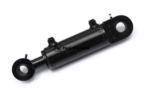 Cilindro hidráulico HS Fahrzeugbau HSS650 sin sistema de medición de longitud Primer plano del brazo oscilante (05017563)