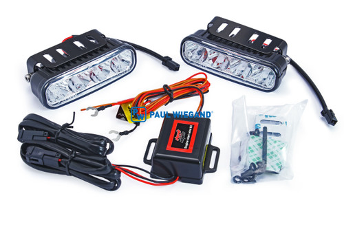 Juego de luces de conducción diurna LED 12/24VDC (93001706)