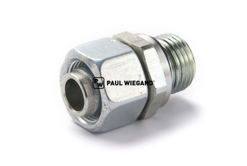 Racor Zöller con tuerca de unión DIN/ISO 2353/8434-1 G1/2"-15L (M22x1,5) ED galvanizado (11113180)
