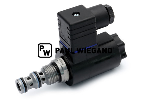 Wegeventil Bucher Municipal Citycat 5006 inklusive Magnetspule Steuerblock Besensteuerung 24VDC 3/2 Wege (68044551)