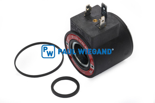 Bobina de solenoide Válvula de control direccional Geesink GPM II D: 41 d: 18/34 h: 39 24VDC (02017056)