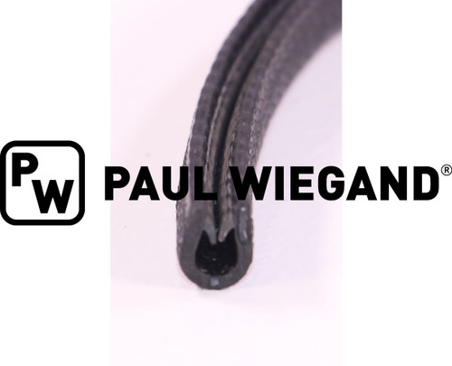 Perfil de protección de bordes Johnston VT/VS 650 contenedor para barredora de portón trasero PVC/acero anch: 10 alt: 14,5 s: 1-4 (se vende por metros) (67056099)