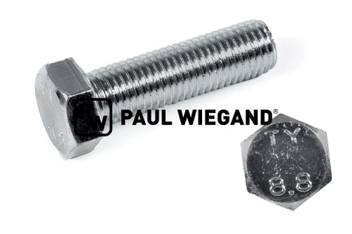 Tornillo de cabeza hexagonal DIN/ISO 933/4017 M16x55 galvanizado 8.8 (17010052)