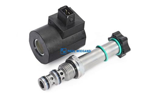 Wegeventil Hako Citymaster 1200 inklusive Magnetspule Arbeitshydraulik Gebläse (65034073)