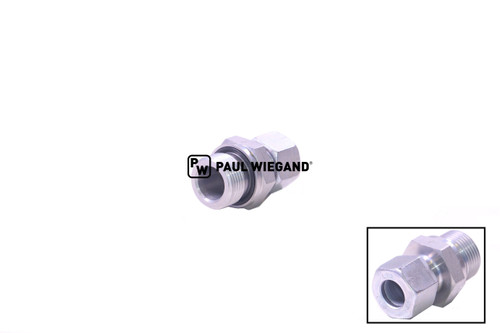 Racor atornillado DIN/ISO 2353/8434-1 M22x1,5-12L (M18x1,5) galvanizado (68800957)