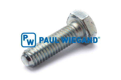 Tornillo de cabeza hexagonal Johnston DIN/ISO 933/4017 M6x20 galvanizado 8.8 (67800008)