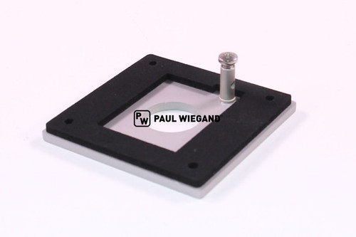 Einbauplatte Haller x1/x2  für Drucktaster Signal Aluminium  (03027084)