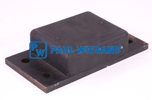 Tope caucho-metal HS Fahrzeugbau cargador frontal mástil de tope XXL (05018558)