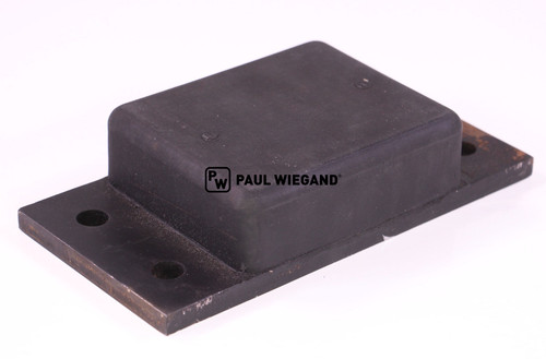 Tope caucho-metal HS Fahrzeugbau cargador frontal mástil de tope XXL (05018558)