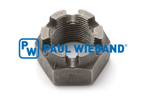 Kronenmutter DIN 935 M27x1,5 blank Feingewinde (08027155)