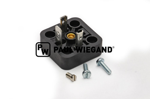 Gerätestecker "GSA 2000 N" für Magnetspule "Hirschmann" 2-polig 400V 16A (93001863)