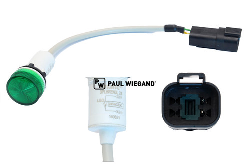 Luz indicadora verde de la unidad de control Faun Skylift LED (01170051)