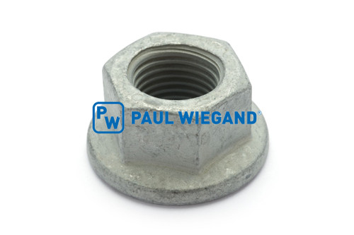 Tuerca hexagonal con brida Haller ISO 7044 M14x1,5 rosca fina (03027119)