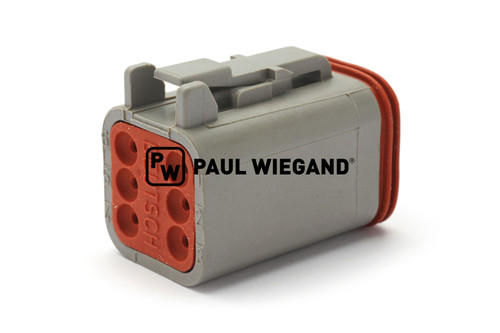 Buchsengehäuse Bucher Municipal Stecker "DEUTSCH" DT-Serie 6-polig (68800634)
