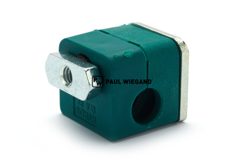 Abrazadera de tubo completa DIN 3015-1 d: 12 l: 28 w: 30 h: 27 (90000280)