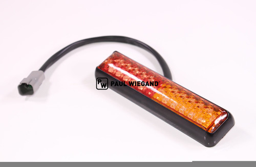 Luz trasera LED NTM cargador trasero l: 200 w: 50 h: 28 4-pin 4x0.75mm² lg: 420 12-24VDC rectangular (25020095)