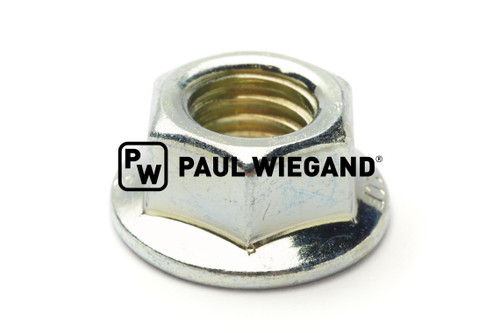 Tuerca hexagonal con brida DIN/ISO 6923/1661 M10 galvanizada (63800480)