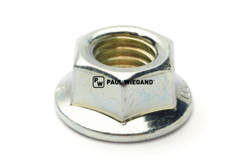 Tuerca hexagonal con brida DIN/ISO 6923/1661 M10 galvanizada (63800480)