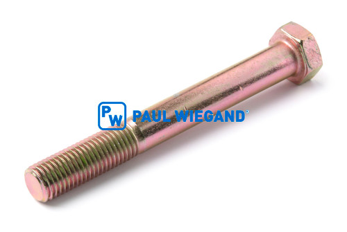 Tornillo de cabeza hexagonal con vástago DIN/ISO 931/4014 M16x130 galvanizado 10.9 (01027224)