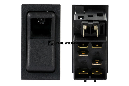 Interruptor basculante Johnston VT/VS 650 panel de control 24VDC momentáneo (67054208)