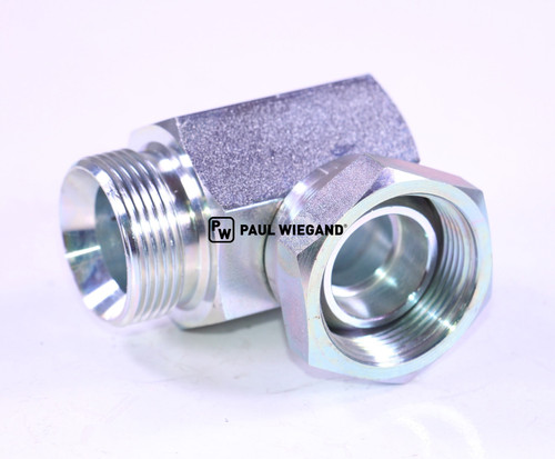 Winkelverschraubung Johnston Hydraulikpumpe G1 1/4" verzinkt (67800199)