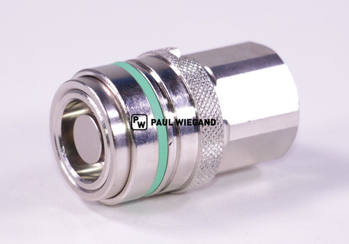 Acoplamiento CEJN acoplamientos para fluidos serie 567 -NonDrip IG G1/2" BSP verde (41740001)