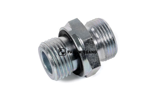 Piezas estándar Hako Bomba de engranajes doble Sistema hidráulico DIN/ISO 2353/8434-1 G1/2"-15L (M22x1,5) galvanizado (65800214)
