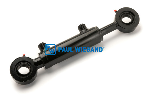 Cilindro hidráulico HS Fahrzeugbau HSS420 primer plano KD: 55 KS: 30 Carrera: 100 EBM: 435 doble efecto a partir de 11/2005 (05017207)