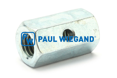Tuerca hexagonal cortina de cadena DIN 6334 M8 galvanizada h: 24 (68036076)