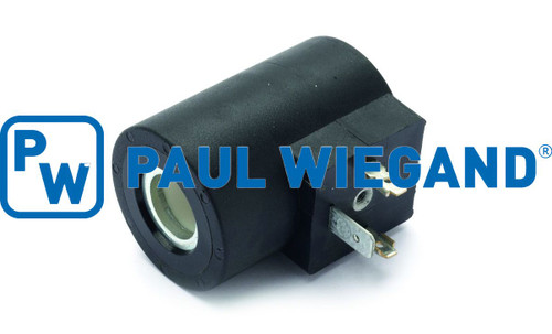 Magnetspule HS Fahrzeugbau Olympus Magnetventil Steuerblock Ausschubwand D: 36.5 d: 14,2/18,8 h: 50 24VDC (05050059)