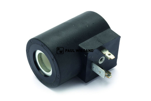 Magnetspule HS Fahrzeugbau Olympus Magnetventil Steuerblock Ausschubwand D: 36.5 d: 14,2/18,8 h: 50 24VDC (05050059)