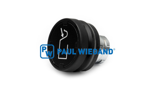 Drucktaster Faun Variopress ZB2-Serie "HECKTEIL SENKEN" schwarz (01022166)