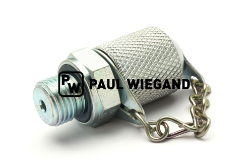Messanschluss Bucher Municipal Normteile Hydraulikanlage G1/4"-M16x2 verzinkt (68800478)