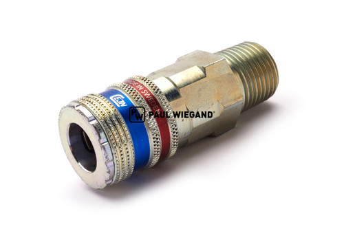 Acoplamiento de seguridad Cejn eSafe (con función de ventilación) Serie 410, DN 10,4 rosca macho R 1/2" (41910000)