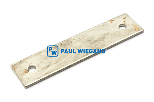 Klemmleiste Bucher Municipal Cityfant 60/6000 Gummischürze Kehrwalze links/rechts Edelstahl l: 130 b: 30 s: 3  (68062047)